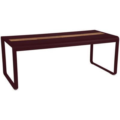 Fermob Bellevie Dining Table with Storage - Color: Red - 8434B9