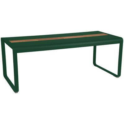 Fermob Bellevie Dining Table with Storage - Color: Green - 843402