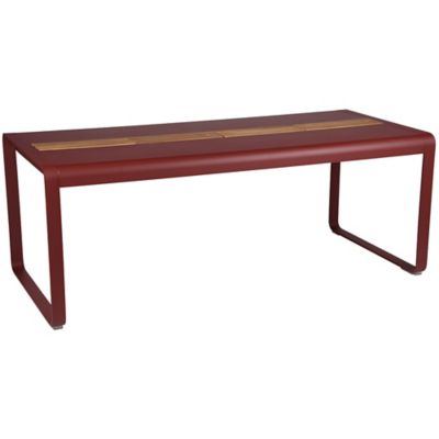 Fermob Bellevie Dining Table with Storage - Color: Red - 843443