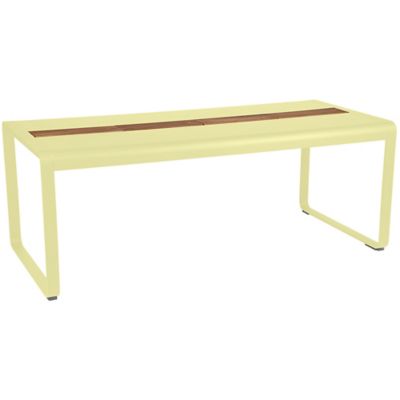 Fermob Bellevie Dining Table with Storage - Color: Yellow - 8434A6