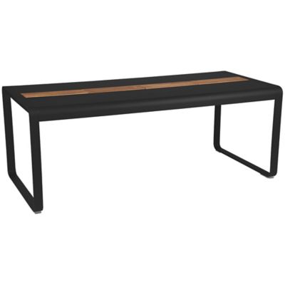 Fermob Bellevie Dining Table with Storage - Color: Black - 843442