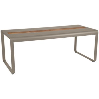 Fermob Bellevie Dining Table with Storage - Color: Brown - 843414