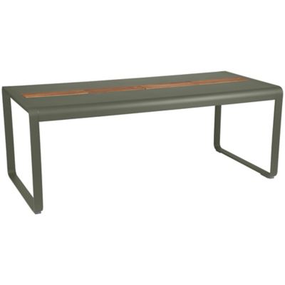 Fermob Bellevie Dining Table with Storage - Color: Green - 843448