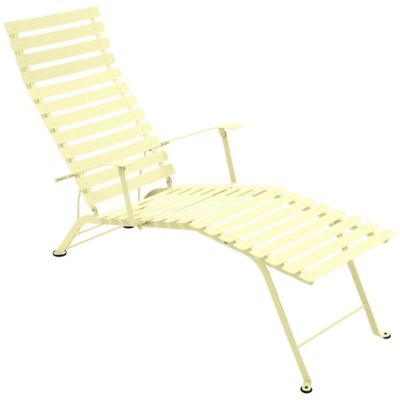 FRM2402584 Fermob Bistro Chaise Lounge - Color: Yellow - 1601 sku FRM2402584