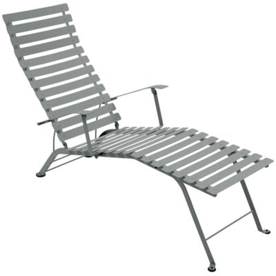 FRM2402587 Fermob Bistro Chaise Lounge - Color: Grey - 1601C7 sku FRM2402587