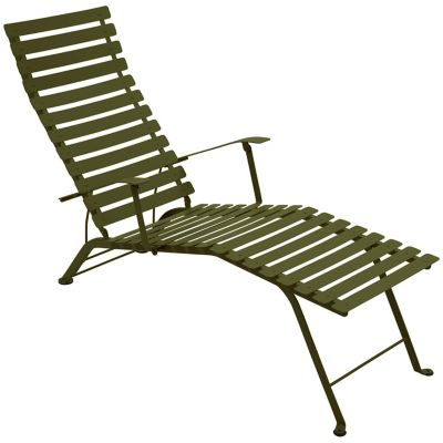 FRM2524601 Fermob Bistro Chaise Lounge - Color: Green - 1601D sku FRM2524601