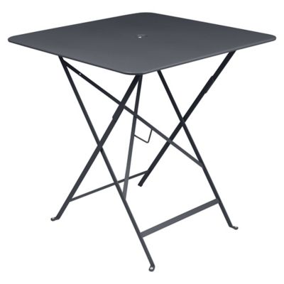 Fermob Bistro+ Square Table - Color: Black - Size: Large - 021247