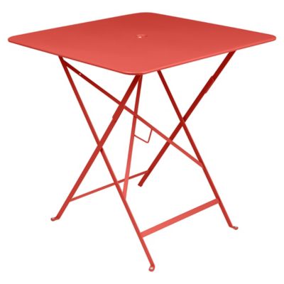 FRM2402665 Fermob Bistro+ Square Table - Color: Orange - Size sku FRM2402665