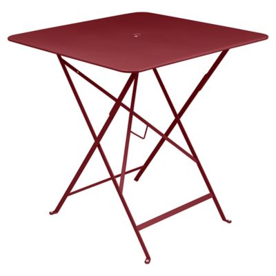 FRM2402669 Fermob Bistro+ Square Table - Color: Red - Size: L sku FRM2402669