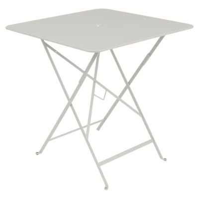 Fermob Bistro+ Square Table - Color: Grey - Size: Large - 0212A5