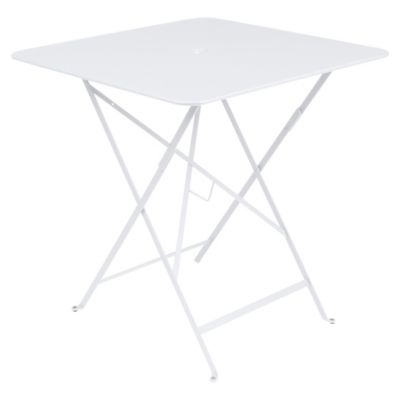 Fermob Bistro+ Square Table - Color: White - Size: Large - 021201