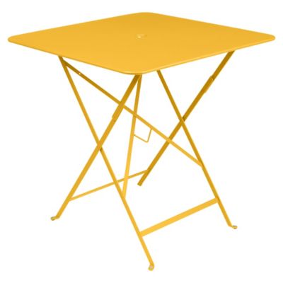 FRM2402679 Fermob Bistro+ Square Table - Color: Yellow - Size sku FRM2402679