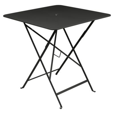 Fermob Bistro+ Square Table - Color: Black - Size: Large - 021242