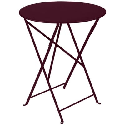 Fermob Bistro+ Round Table - Color: Red - 0210B9