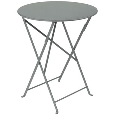 Fermob Bistro+ Round Table - Color: Grey - 0210C7