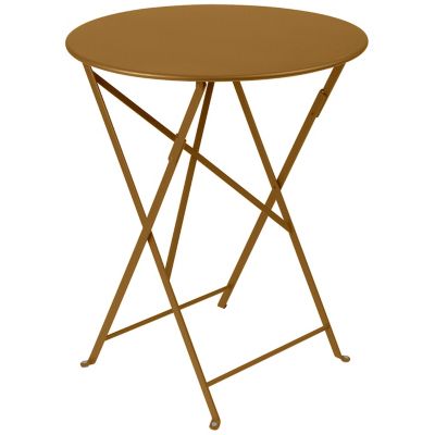 FRM2525364 Fermob Bistro+ Round Table - Color: Brown - 0210D2 sku FRM2525364