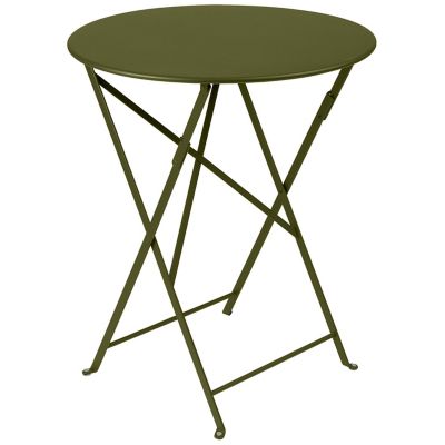 Fermob Bistro+ Round Table - Color: Green - 0210D3