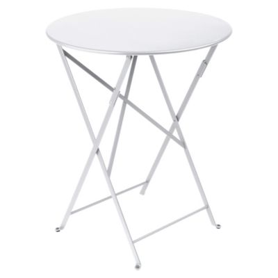 Fermob Bistro+ Round Table - Color: White - 021001