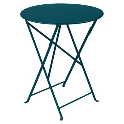 Fermob Bistro+ Round Table - Color: Blue - 021021