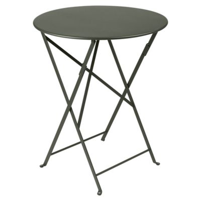 FRM2549378 Fermob Bistro+ Round Table - Color: Green - 021048 sku FRM2549378