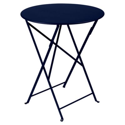 FRM2549365 Fermob Bistro+ Round Table - Color: Blue - 021092 sku FRM2549365