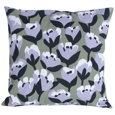 FRM2525400 Fermob Bouquet Sauvage Square Pillow - Color: Purp sku FRM2525400