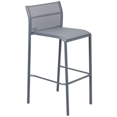 Fermob Cadiz Barstool - Set of 2 - Color: Grey - 870326ST