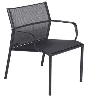 Fermob Cadiz Low Armchair - Set of 4 - Color: Black - 870447ST4