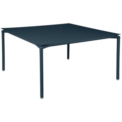 Fermob Calvi Square Dining Table - Color: Blue - 875321