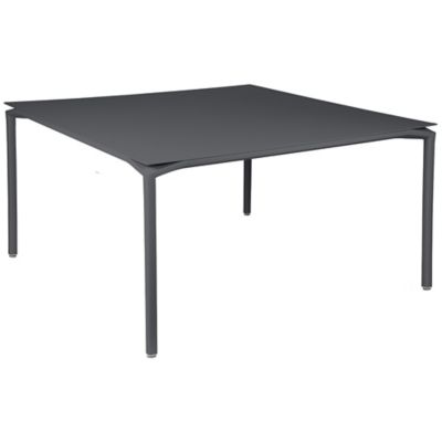 Fermob Calvi Square Dining Table - Color: Black - 875347