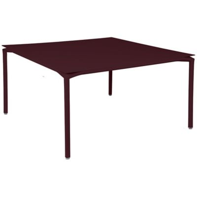 FRM2402860 Fermob Calvi Square Dining Table - Color: Red - 87 sku FRM2402860