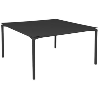 Fermob Calvi Square Dining Table - Color: Black - 875342