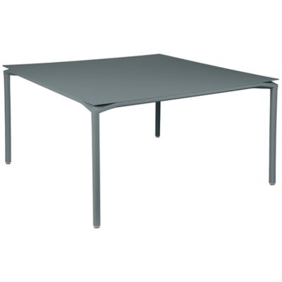 Fermob Calvi Square Dining Table - Color: Grey - 875326