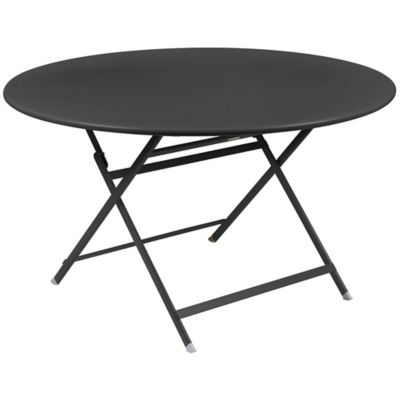 Fermob Caractere Round Dining Table - Color: Black - 593247