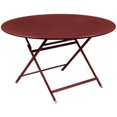 Fermob Caractere Round Dining Table - Color: Red - 593243