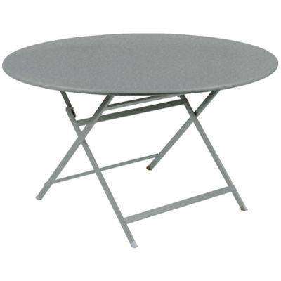 Fermob Caractere Round Dining Table - Color: Grey - 5932C7