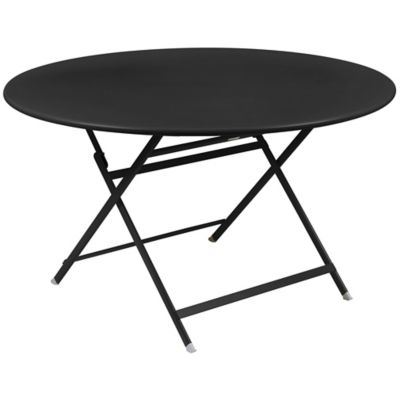 Fermob Caractere Round Dining Table - Color: Black - 593242