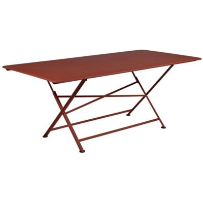 FRM2403486 Fermob Cargo Rectangular Dining Table - Color: Red sku FRM2403486