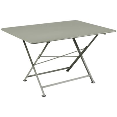 Fermob Cargo Rectangular Dining Table - Color: Green - Size: Small - 024848