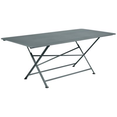 Fermob Cargo Rectangular Dining Table - Color: Grey - Size: Large - 024726