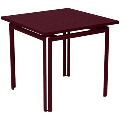 Fermob Costa Square Dining Table - Color: Red - 8143B9