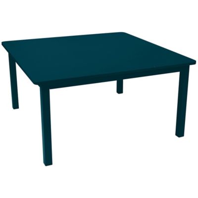 Fermob Craft Square Dining Table - Color: Blue - 197021