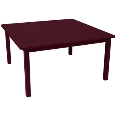 FRM2403696 Fermob Craft Square Dining Table - Color: Red - 19 sku FRM2403696