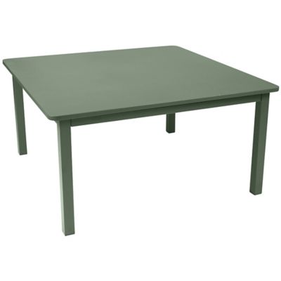 Fermob Craft Square Dining Table - Color: Green - 197082