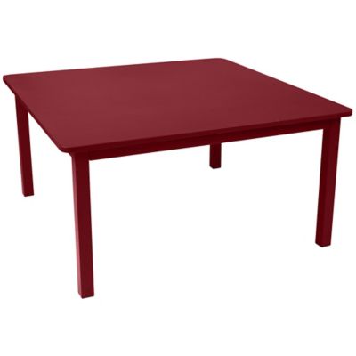 FRM2403700 Fermob Craft Square Dining Table - Color: Red - 19 sku FRM2403700