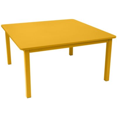 Fermob Craft Square Dining Table - Color: Yellow - 1970C6