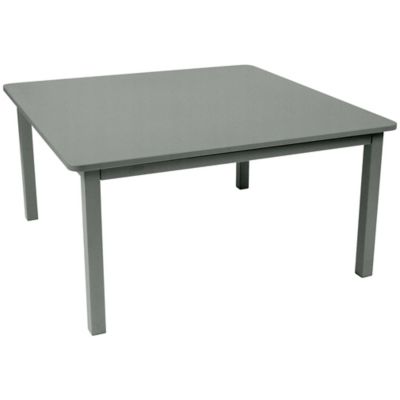 Fermob Craft Square Dining Table - Color: Grey - 1970C7