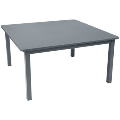 Fermob Craft Square Dining Table - Color: Grey - 197026