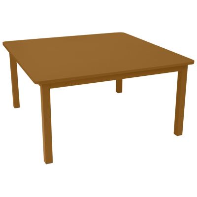 Fermob Craft Square Dining Table - Color: Brown - 1970D2