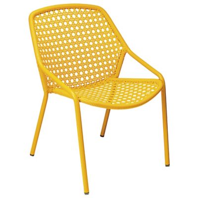 Fermob Croisette Armchair - Set of 4 - Color: Yellow - 1804C64